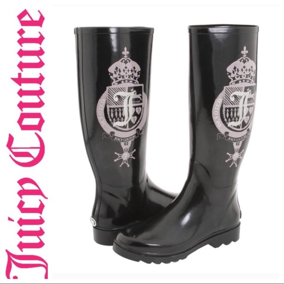 Juicy Couture Shoes - 💕SALE💕Juicy Couture Black Rain Boots